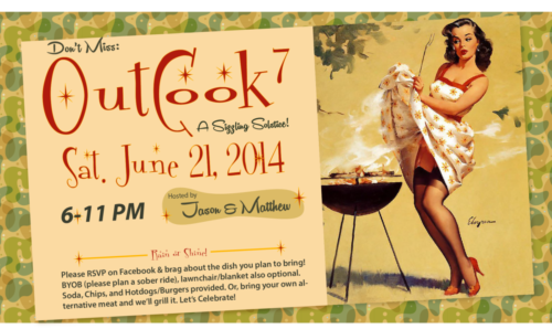 Out Cook 7 Invitation